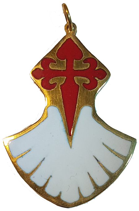 Pendentif Croix Saint Jacques De Compostelle En Argent 925 - Petit Modèle 1,5 X 1 Cm, Poids ~0,5 G