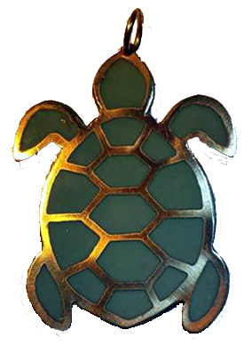 Tortue - Email sur Or - L'Alchimiste